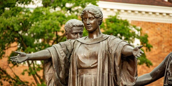statue of alma mater